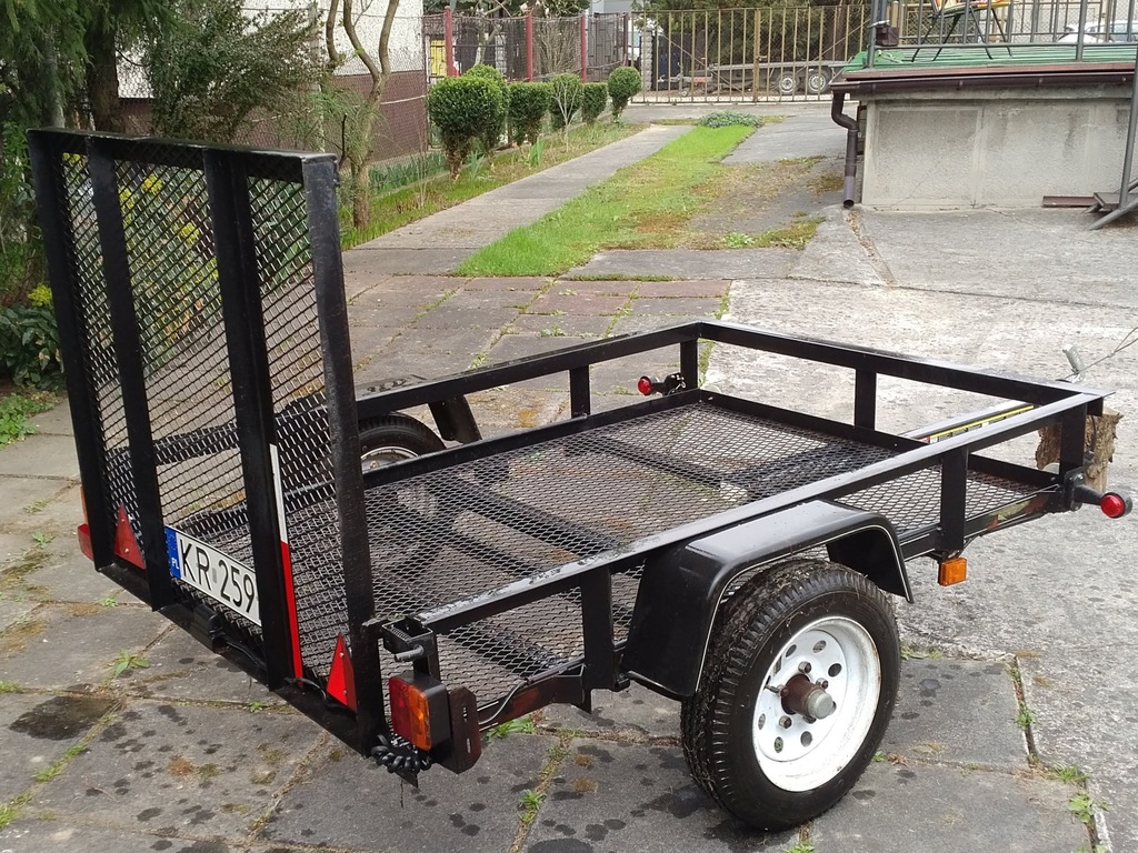 Przyczepka z najazdem, 610kg, quad, motocykl,