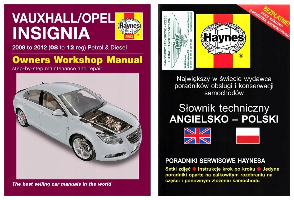 OPEL Insignia (2008-2012) instrukcja napraw Haynes