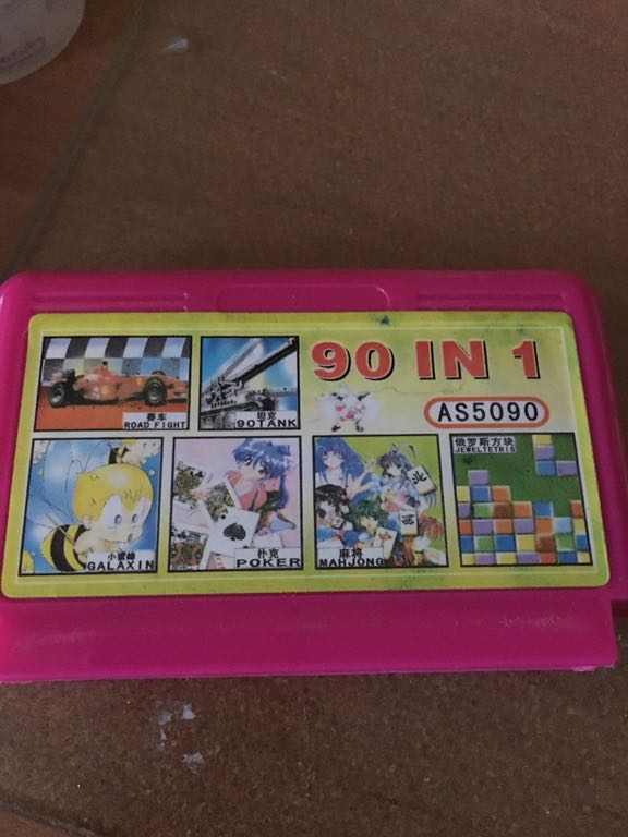 Pegasus kartridże 90in1 Poker Tetris Mahjong tank