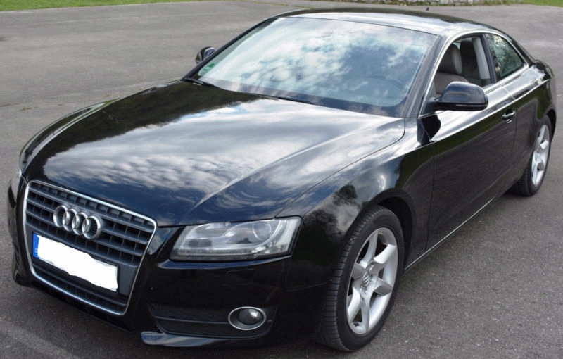 KOMPLETNY PRZÓD AUDI A5 CZARNY LY9B PRZED LIFTEM