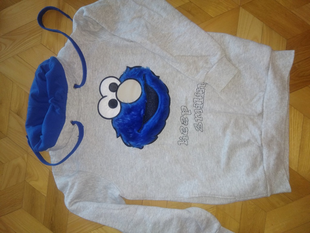 Bluza Niebieska Ciasteczkowy Potwór bajka 152