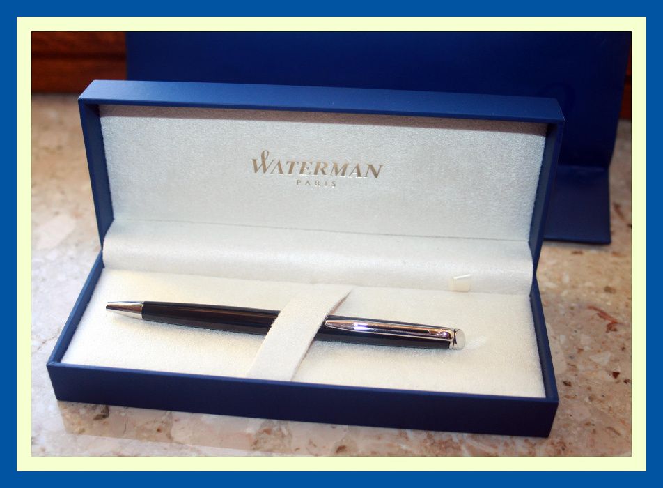 Nowy elegancki długopis WATERMAN czarny-SUPER CENA