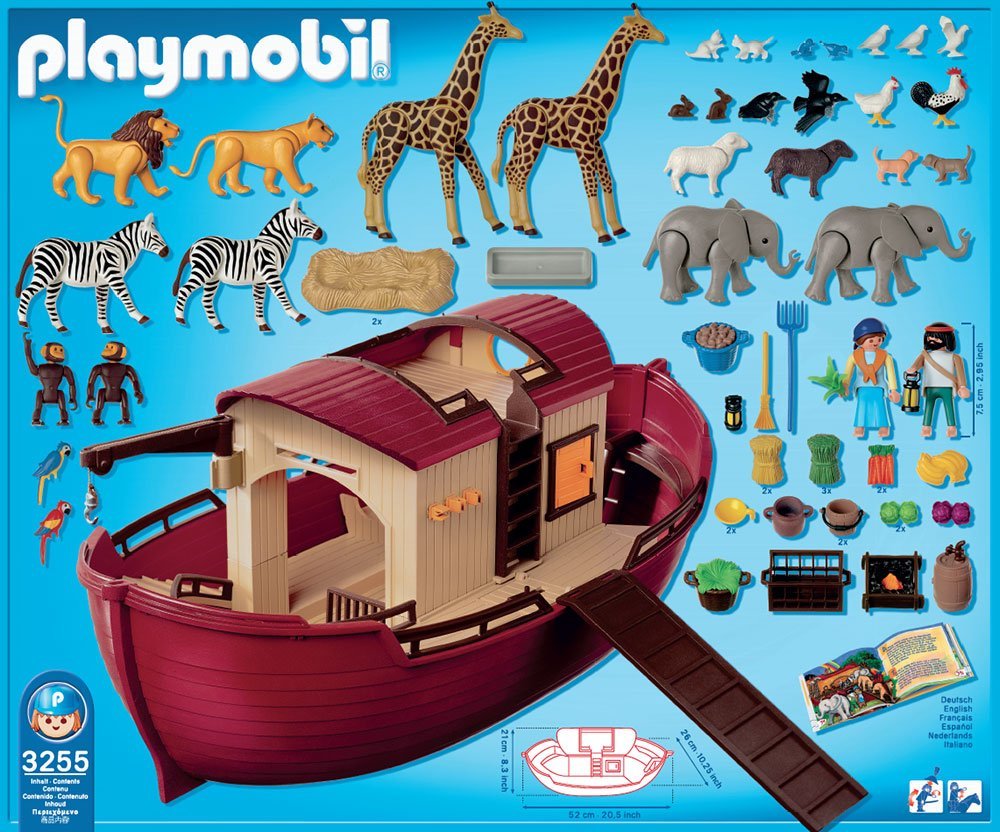 Playmobil 3255 wielka arka Noego 24 zwierzęta