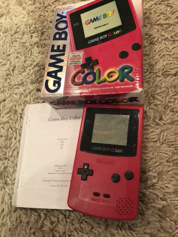 Game Boy Color Różowy ! Pudełko Polski !