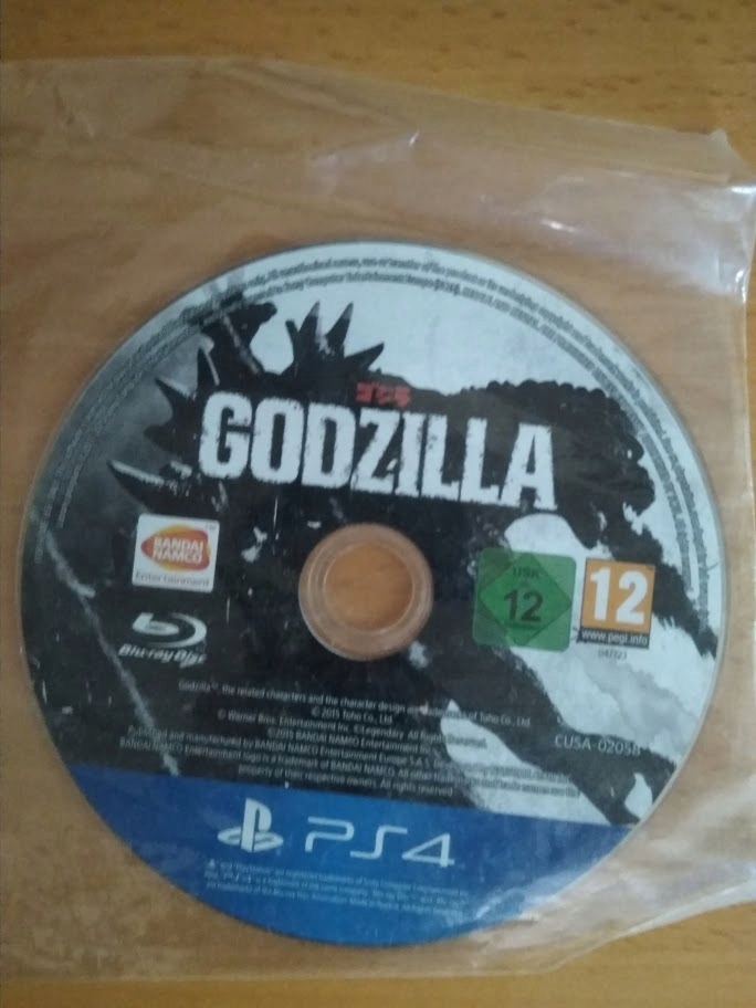Godzilla PS4 UNIKAT Pudełko Zastępcze