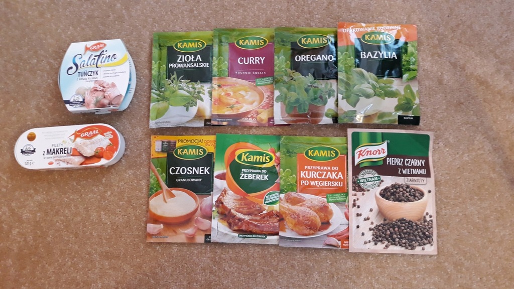 Zestaw AMINO, KAMIS, KNORR, GRAAL