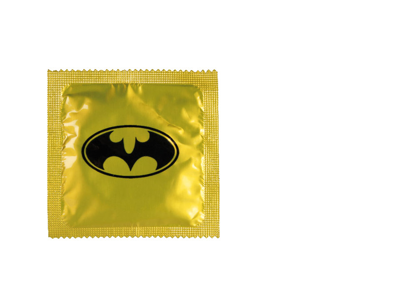 Prezerwatywa Black Logo Batman Prezent Upominek