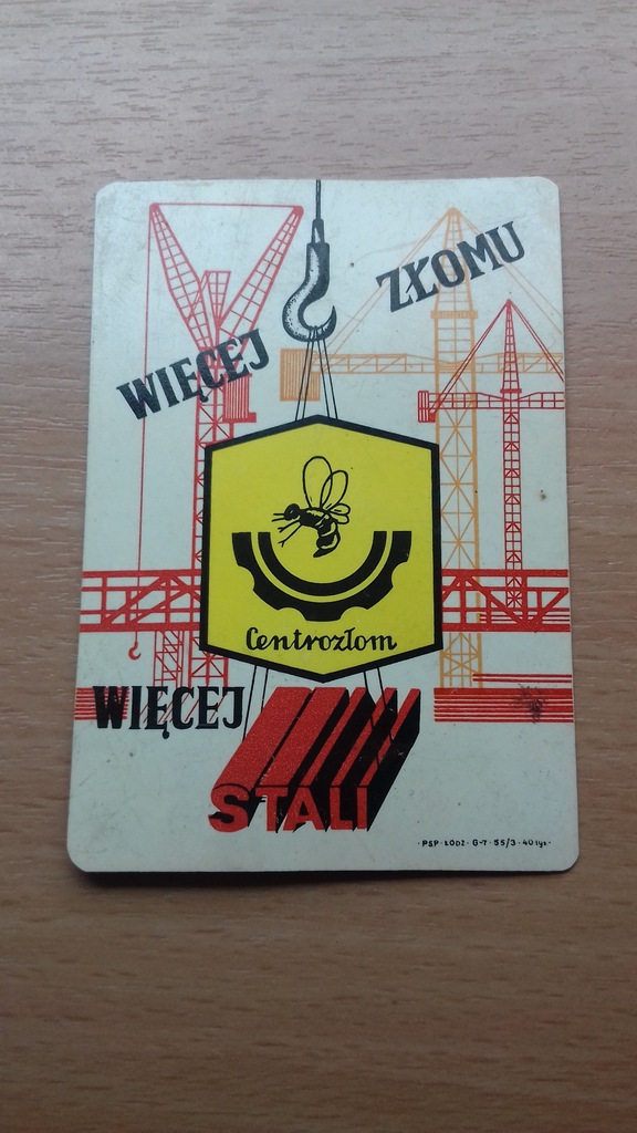 CENTROZŁOM WIĘCEJ ZŁOMU WIĘCEJ STALI Kalendarz '80