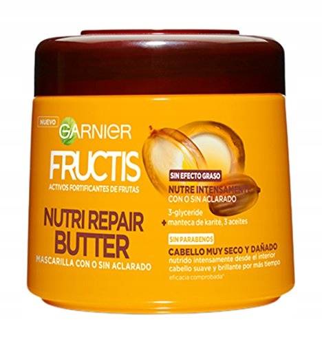P269 2x Fructis Mascarilla Nutri Repair Butter 300