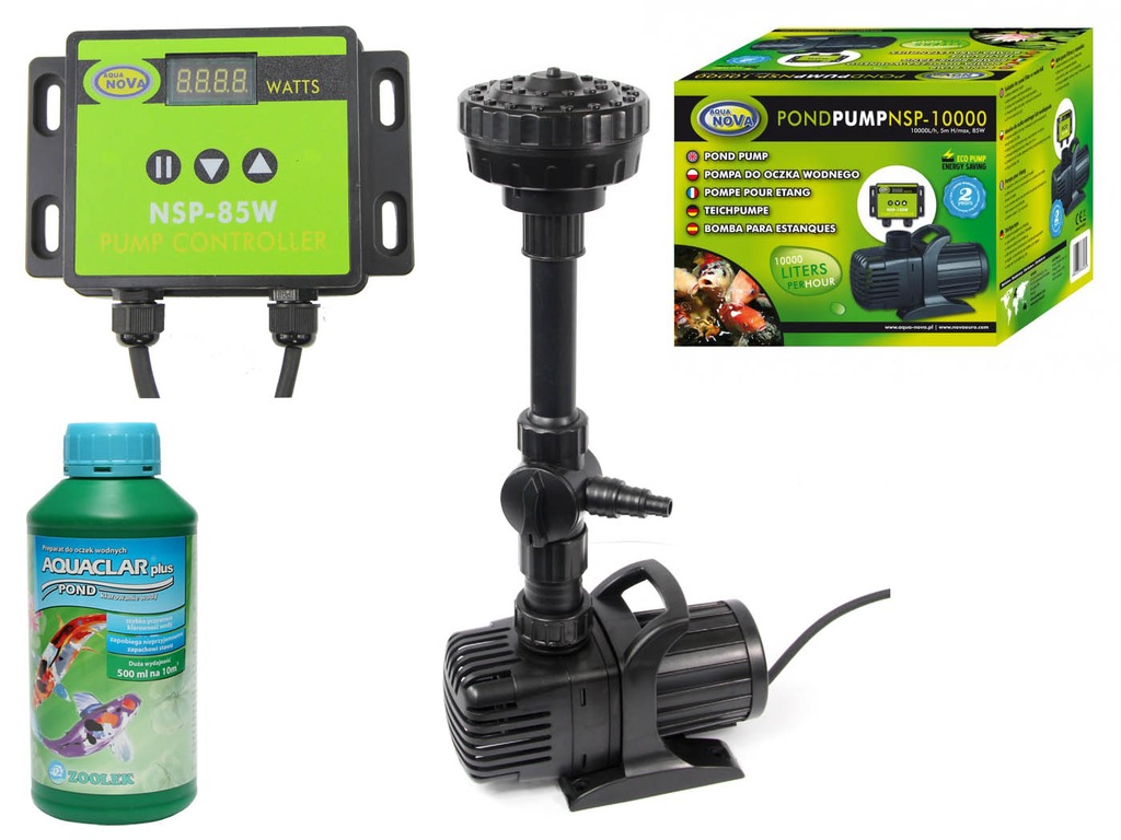 Aqua Nova POMPA FONTANNOWA NSP-10000l/h +REGULACJA