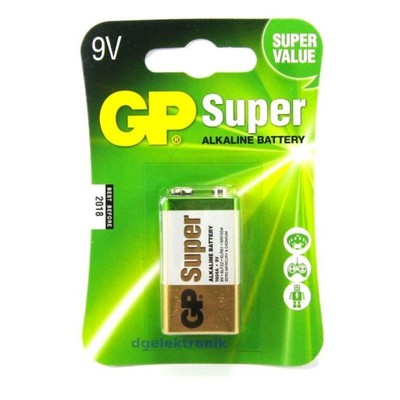 Bateria GP alkaliczna 6LF22 9V wolt woltów volt