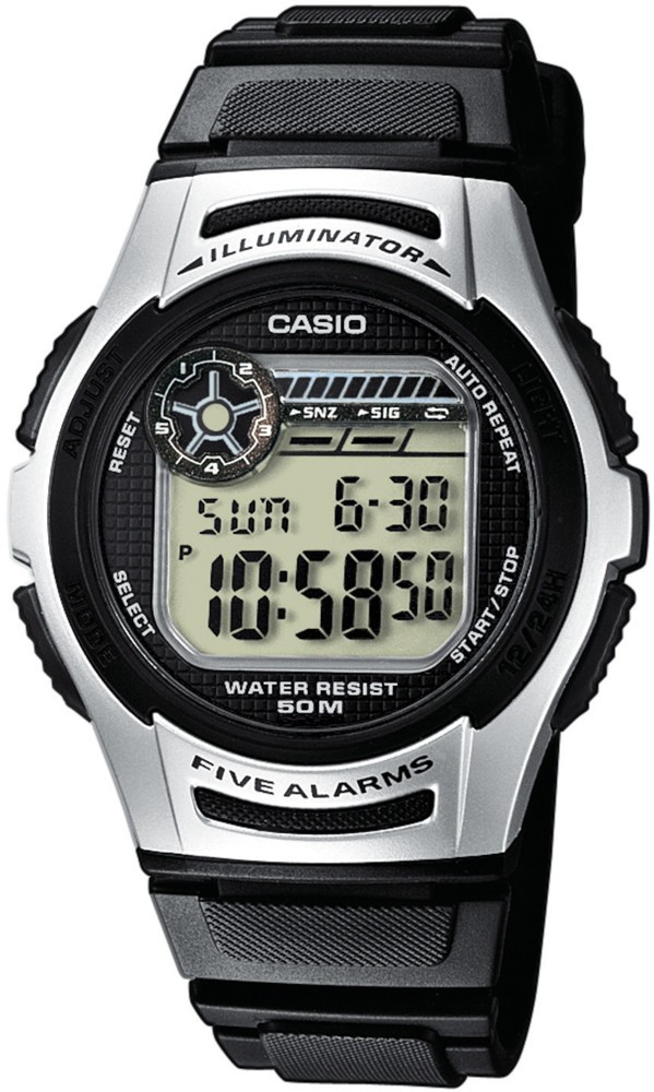 how to set time on casio illuminator wr50m