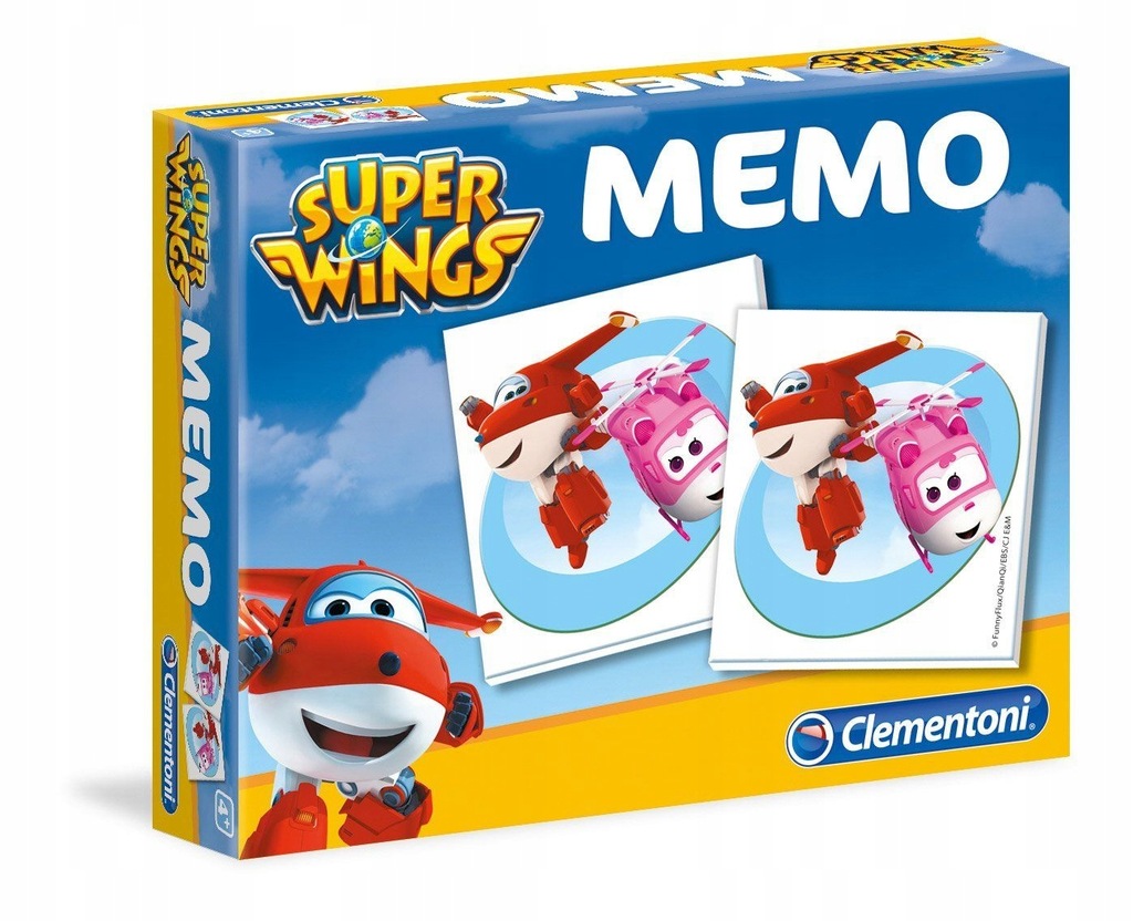 Super Wings Gra dla dzieci z bajki Memory Pamięć
