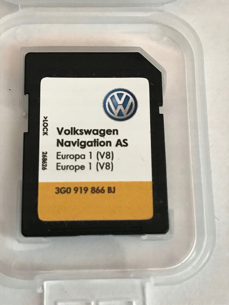 VW MIB DISCOVER MEDIA SD MAPA KARTA V8 2018 7487485322