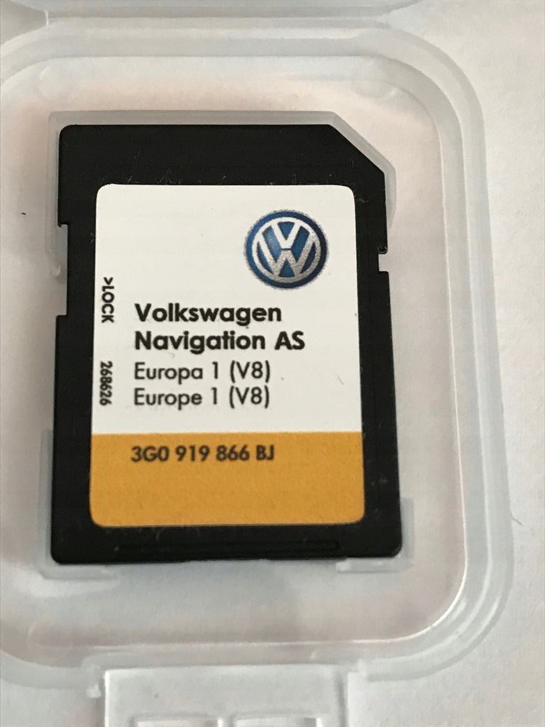 VW MIB DISCOVER MEDIA SD MAPA KARTA V8 2018 7487485322 oficjalne