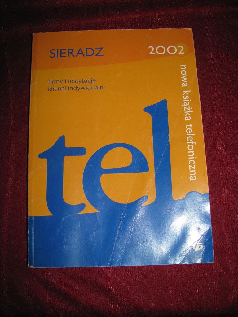 Sieradz 2002 ksiązka telefoniczna