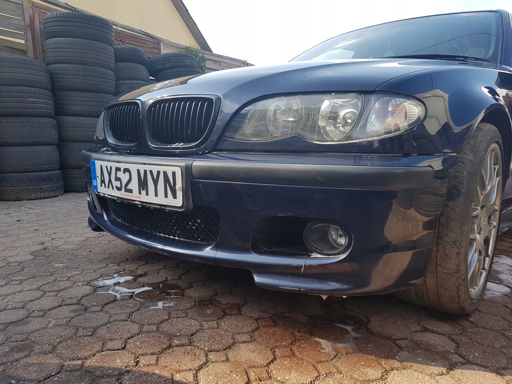 ZDERZAK PRZÓD BMW E46 SEDAN MPAKIET ORIENTBLAU