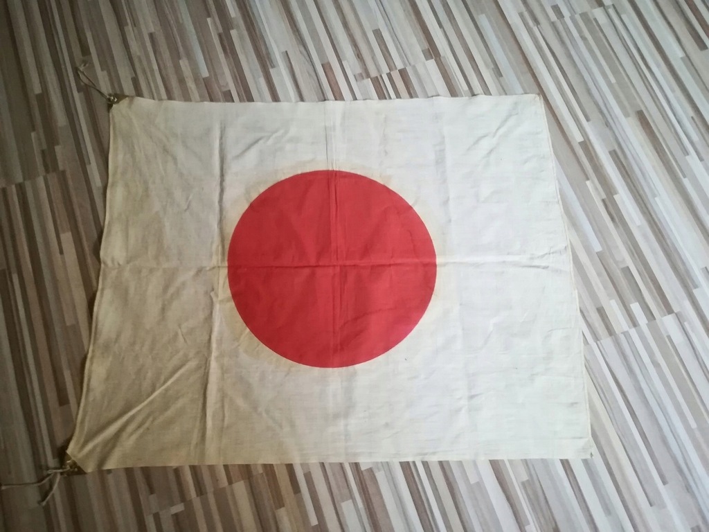 Oryginalna flaga Japonii 2 wojna WWII