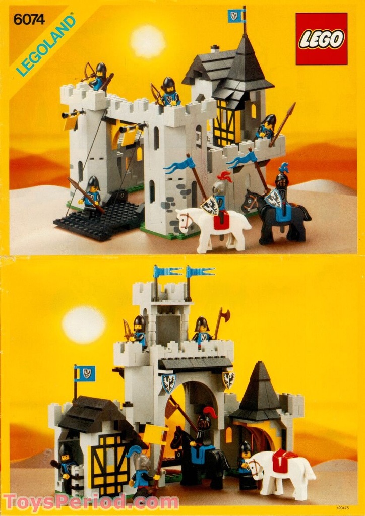 ZESTAW LEGO 6074 ZAMEK CASTLE UNIKAT Black Falcons