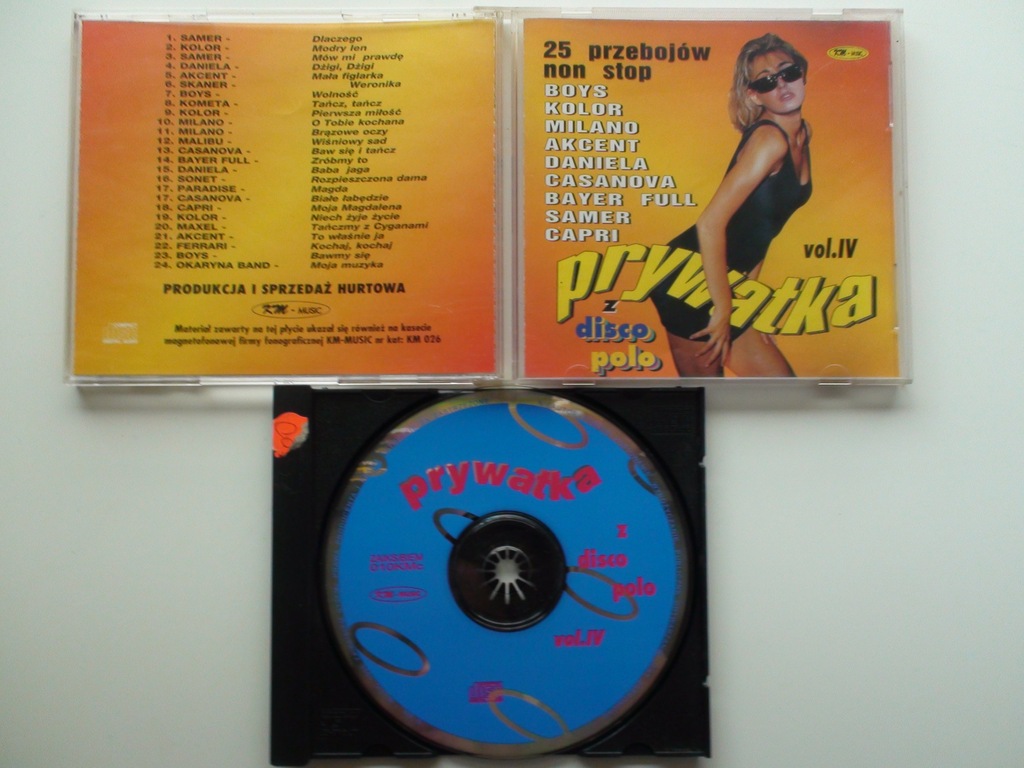 PRYWATKA Z DISCO POLO Vol. 4  1.wyd. KM Music 1996