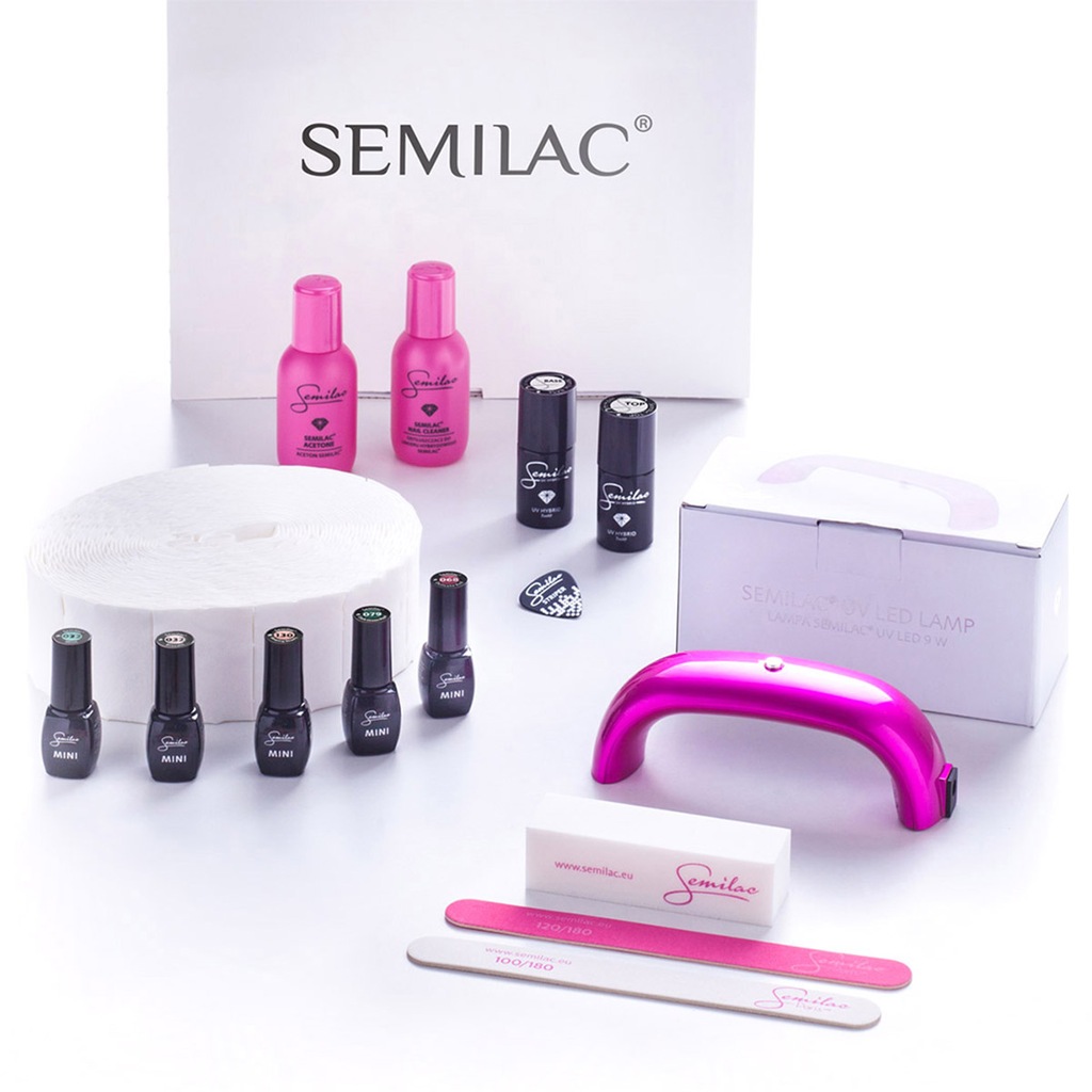 Semilac Effective Zestaw Do Manicure Lampa Led 9w 6628412889 Oficjalne Archiwum Allegro