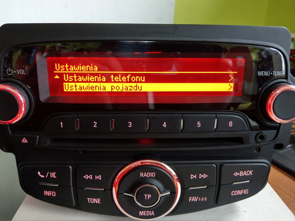 CORSA E RADIO CD opel adam bluetooth usb mp3 7368718693