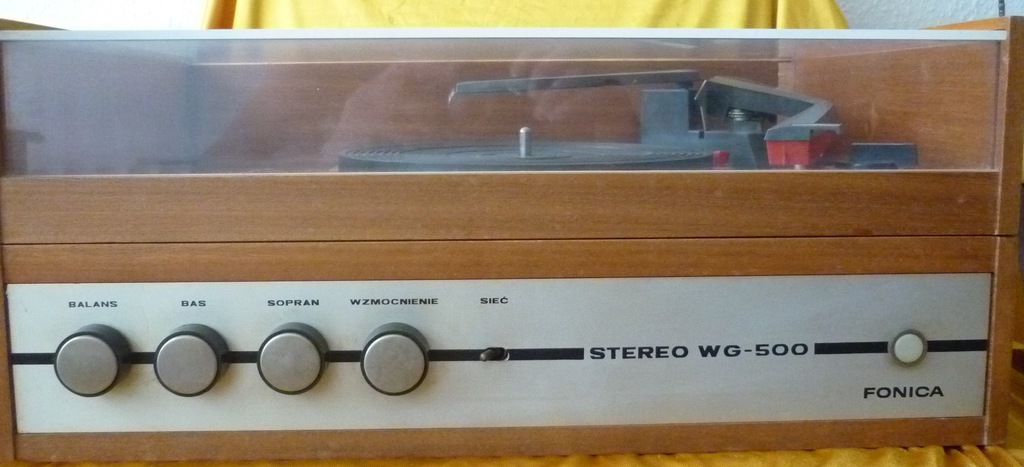 Fonica WG 500 gramofon + wzmacniacz lampowy