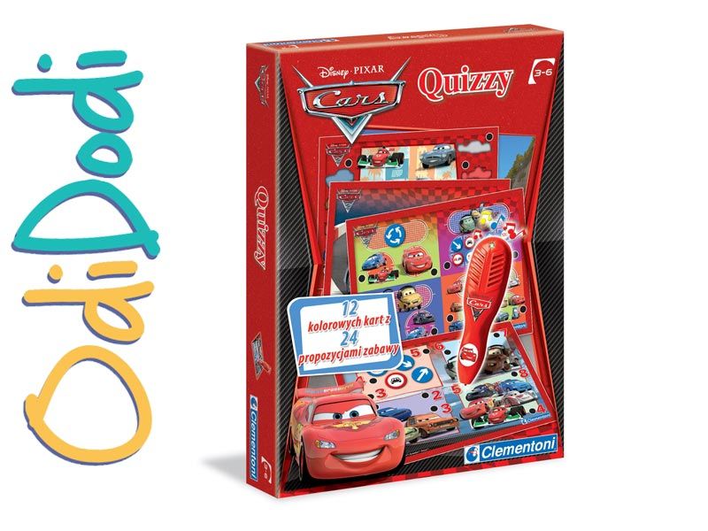 CLEMENTONI INTERAKTYWNY QUIZ CARS QUIZY