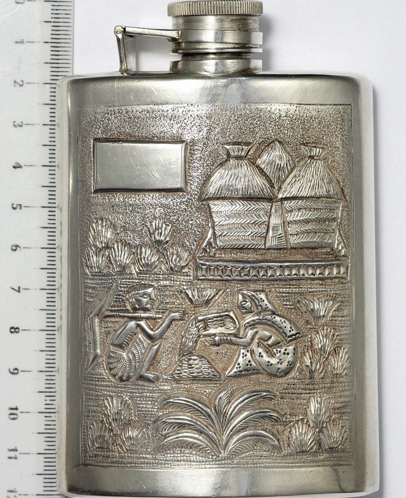 PIERSIÓWKA SREBRO 925, POJEMNOŚĆ 200 ml- PIĘKNA