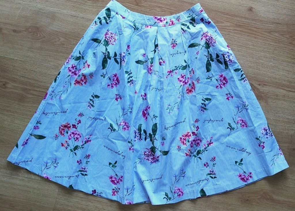 Spódnica Mohito wzór,print,kwiaty,paski #38