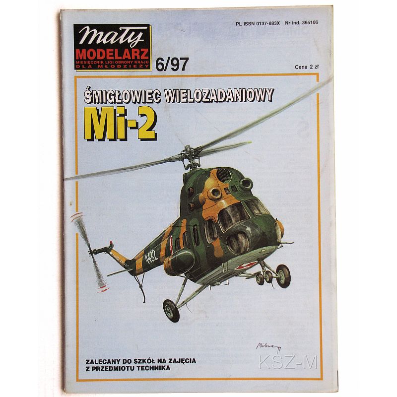 Mały Modelarz MM 6/97 Śmigłowiec Mi-2 1:33