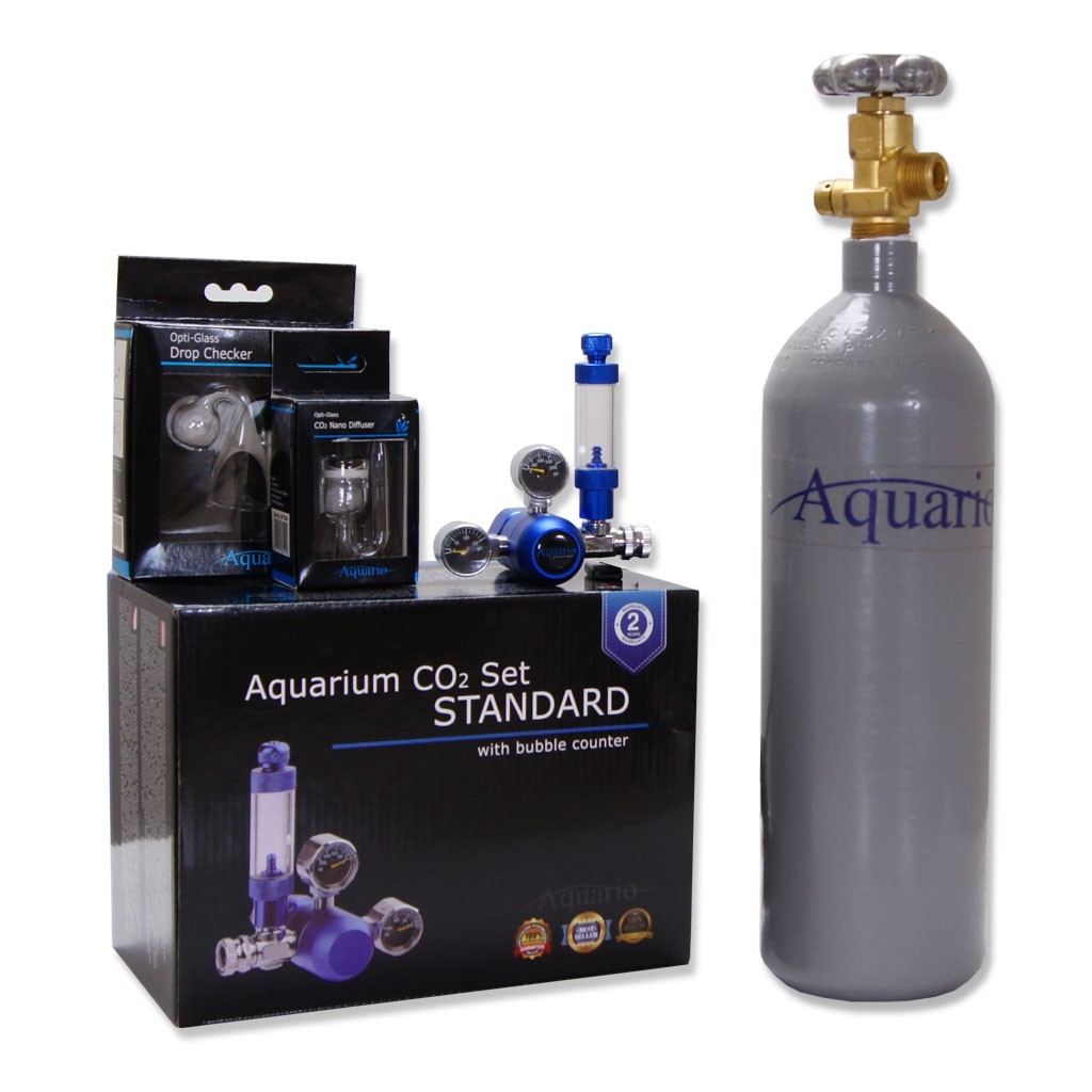 Zestaw CO2 Aquario BLUE Standard (z butlą 4l)