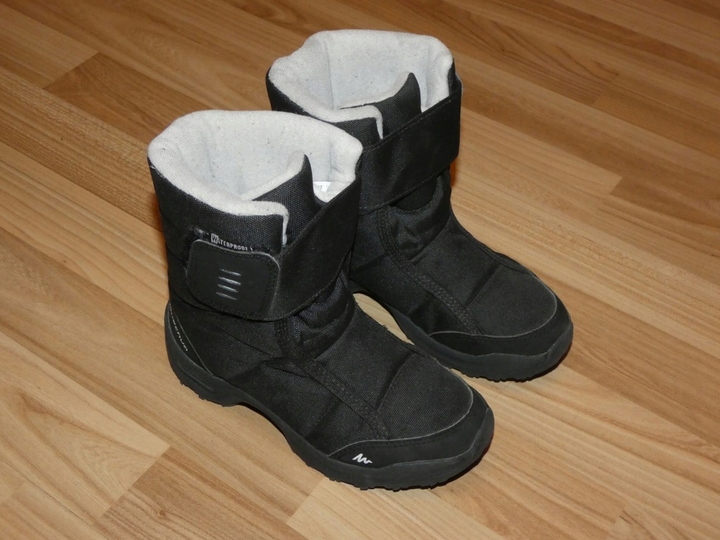Buty zimowe dziecięce śniegowce Quechua membrana