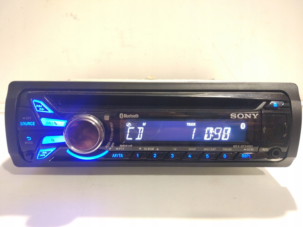 AUTORADIO POSTE AUTO RADIO SONY MEX-BT3100U BLUETOOTH CD USB AUX