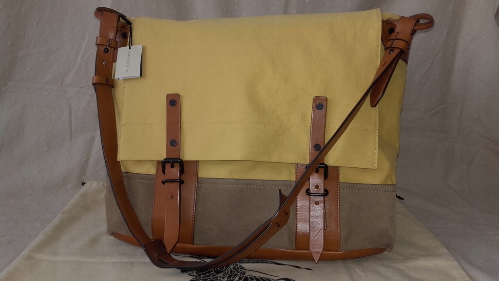 BURBERRY-duża torba- messenger bag
