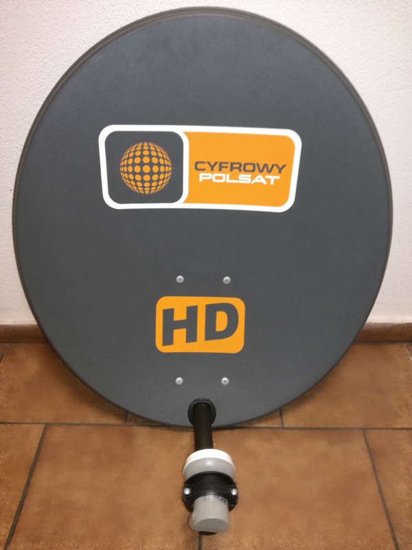 ANTENA SATELITARNA CYFROWY POLSAT JAK NOWA!