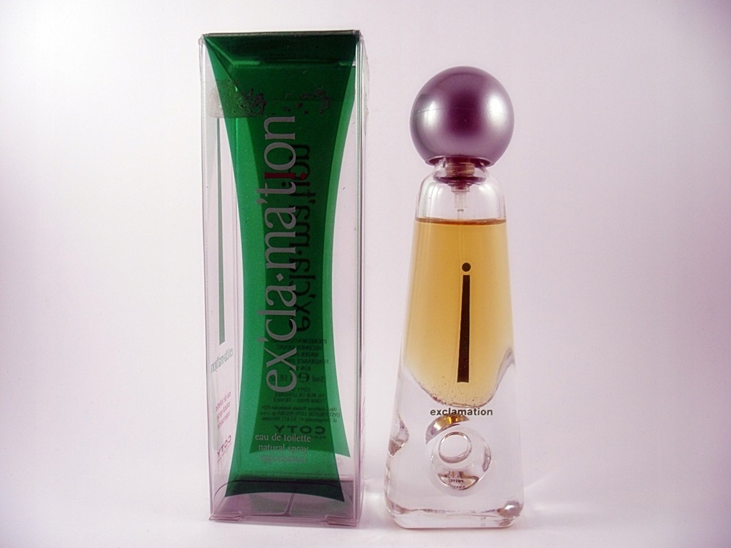 COTY EXCLAMATION EDT 15ML ZIELONY WYKRZYKNIK
