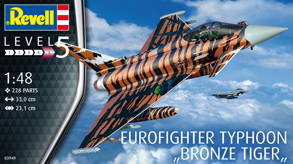 Revell Eurofighter Typhoon Bronze Tiger  model 
