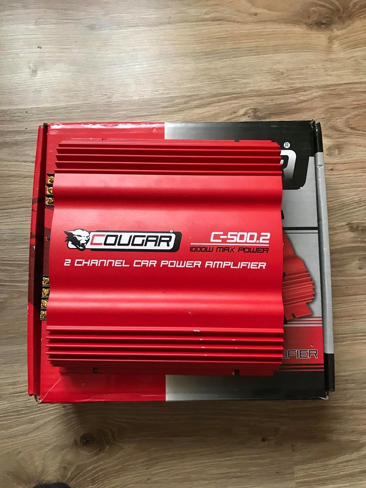 Wzmacniacz COUGAR C-500.2 1000W 2 kanały