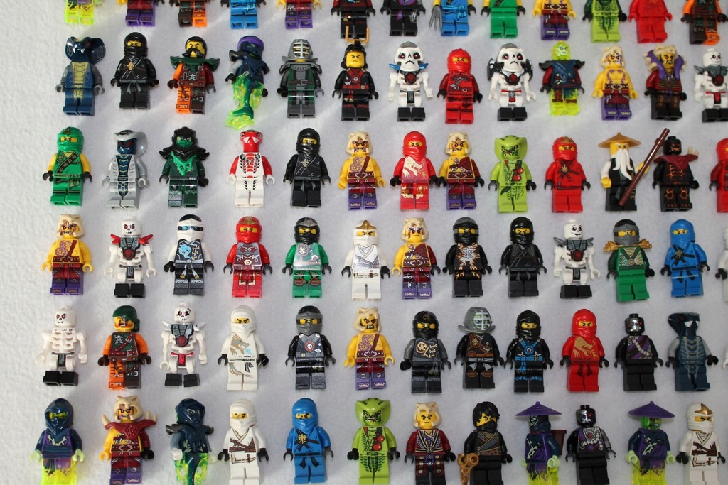 Jaką Postacią Z Lego Ninjago Jesteś Figurki LEGO NinjaGo - 165 sztuk !!! 0,63 kg (W37) - 7574496131