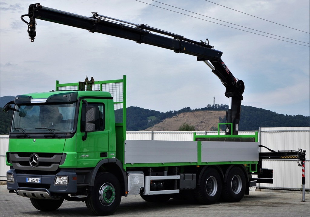 Mercedes Actros 2638 Skrzynia 6,40m + HDS* 6x4!