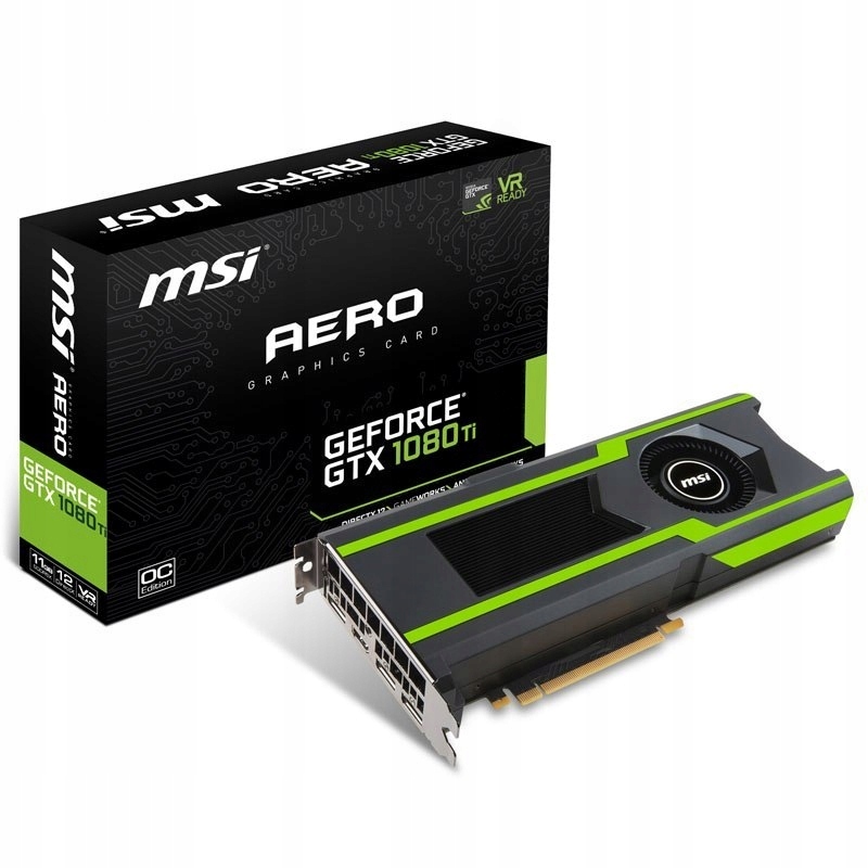 MSI GeForce GTX 1080 Ti Aero 11G OC, 11264 MB GDDR