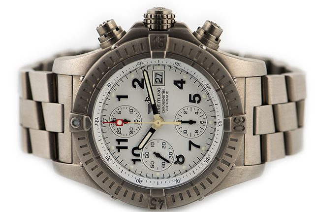 BREITLING SUPER AVENGER TYTAN KOMPLET