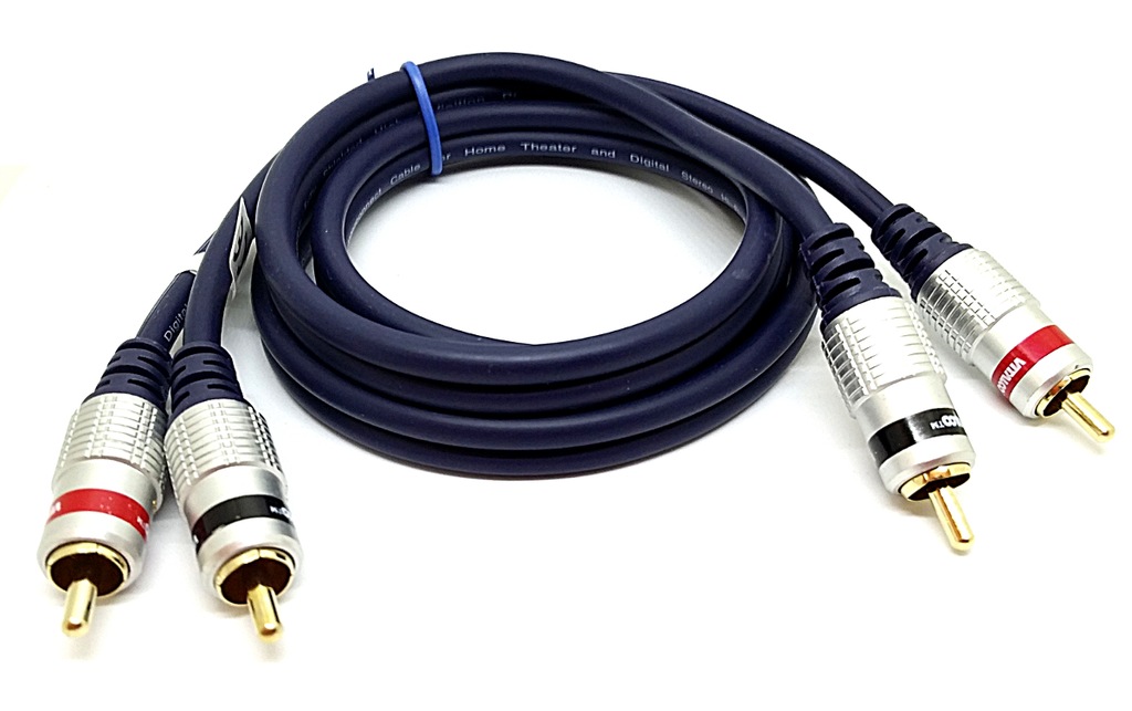 Przyłącze kabel CHINCH 2x RCA na 2xRCA 1,5m F.VAT