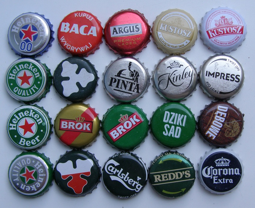 kapsle polskie  x  20  HEINEKEN