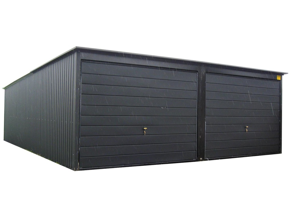 Garaż blaszany PODWÓJNY 5x5 blaszak PREMIUM kolory