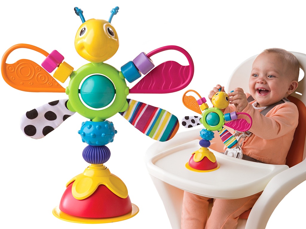 Lamaze MOTYLEK FREDDIE Zabawka z Przyssawką 6 m+