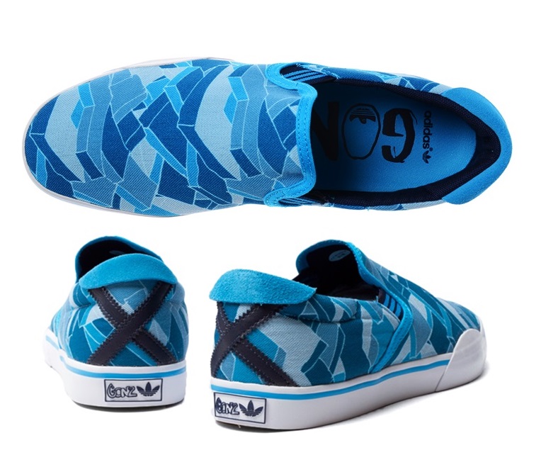 Adidas Gonz C76880 Trampki buty wsuwane 38 2/3 szk