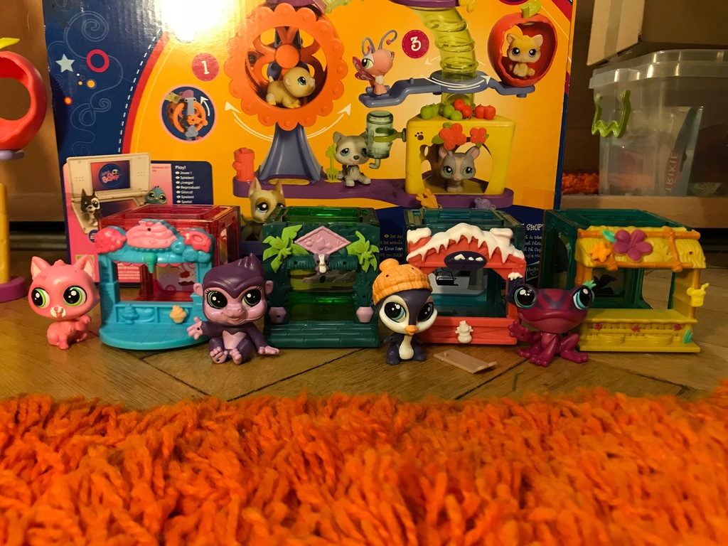 LITTLEST PET SHOP HAMSTER PLAYGROUND + DOMKI 7649228572 oficjalne
