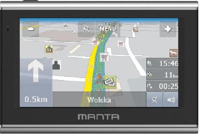 NAWIGACJA 4,3' MANTA GPS470 MAPA EUROPY NAVIGATOR